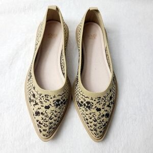 New LOUISE ET CIE celete knit flats, marsaille snake